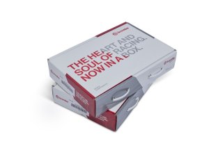 Ford Mustang Brake Kit - Front - Ford Racing - Slotted Rotors + Brembo 4-Piston Calipers - Gloss Black - `94-`04